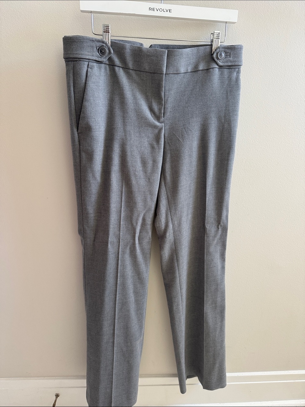 LOFT Gray Women's Tailored Dress Trousers